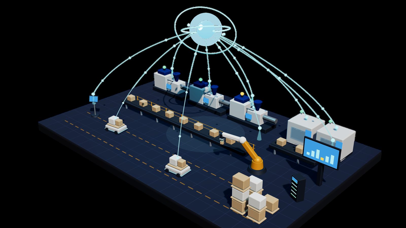 AI SmartFactory 개념 이미지
